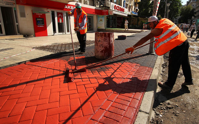 DESENLİ RENKLİ ASFALT