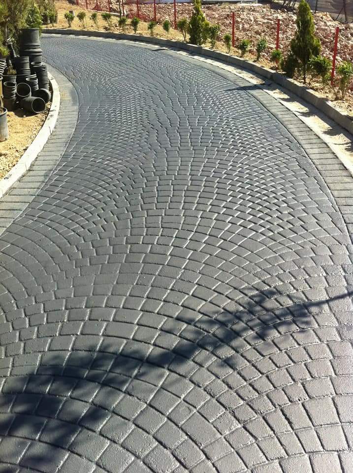 DESENLİ RENKLİ ASFALT