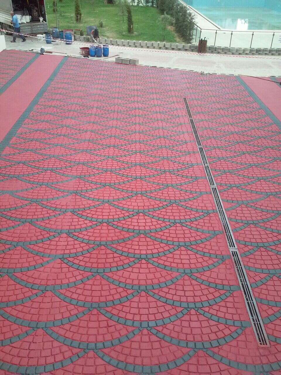 DESENLİ RENKLİ ASFALT